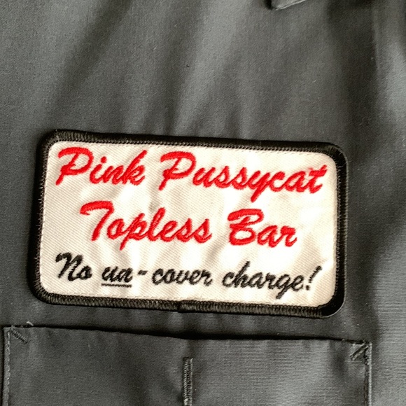 Shirts Funny Button Up Topless Bar Bouncer L Poshmark